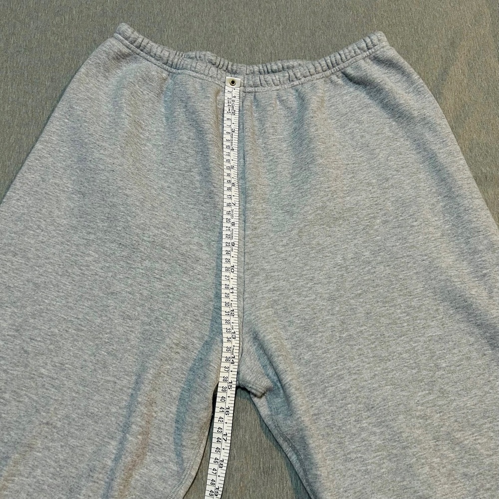SKIMS Heather Grey Cotton Fleece Jogger Sweatpants Size Large - Picture 5 of 10